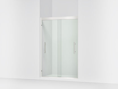 Sterling 39348-8L Finesse Peak 69-5/8" H Sliding Shower Door with 5/16"-thick Glass, Bright Polished Silver