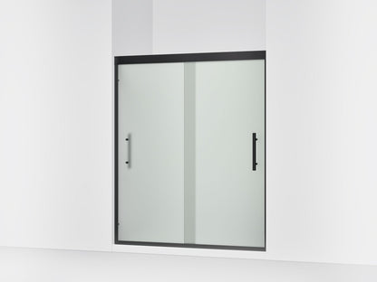 Sterling 39349-8D3 Finesse Peak 69-5/8" H Sliding Shower Door with 5/16"-thick Glass, Matte Black