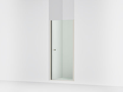 Sterling 39353-6L Finesse 67" H Pivot Shower Door with 1/4"-thick Glass, Anodized Brushed Nickel
