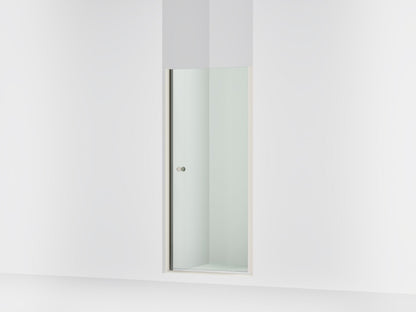 Sterling 39354-6L Finesse 67" H Pivot Shower Door with 1/4"-thick Glass, Anodized Brushed Nickel