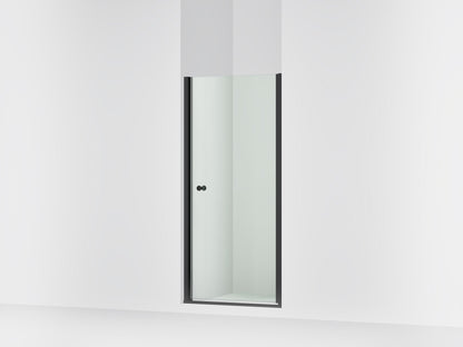 Sterling 39354-6L Finesse 67" H Pivot Shower Door with 1/4"-thick Glass, Matte Black