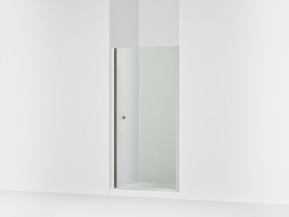 Sterling 39355-6L Finesse 67" H Pivot Shower Door with 1/4"-thick Glass, Anodized Brushed Nickel