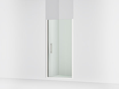 Sterling 39416-8L Finesse Peak 67" H Pivot Shower Door with 5/16"-thick Glass, Bright Polished Silver
