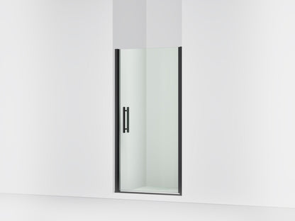 Sterling 39416-8L Finesse Peak 67" H Pivot Shower Door with 5/16"-thick Glass, Matte Black
