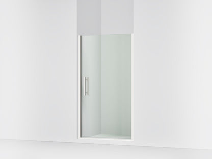Sterling 39417-8L Finesse Peak 67" H Pivot Shower Door with 5/16"-thick Glass, Bright Polished Silver