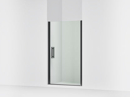 Sterling 39417-8L Finesse Peak 67" H Pivot Shower Door with 5/16"-thick Glass, Matte Black