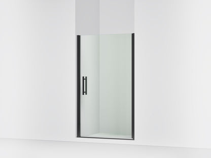 Sterling 39418-8L Finesse Peak 67" H Pivot Shower Door with 5/16"-thick Glass, Matte Black