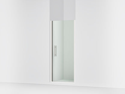 Sterling 39833-6L Finesse 67" H Pivot Shower Door with 1/4"-thick Glass, Bright Polished Silver