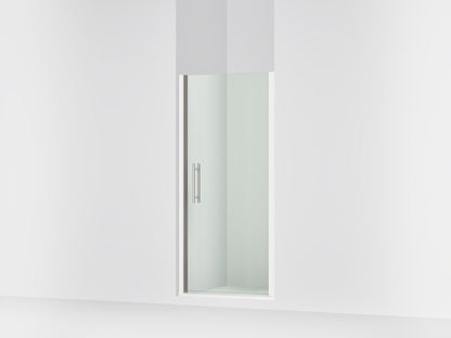 Sterling 39834-6L Finesse 67" H Pivot Shower Door with 1/4"-thick Glass, Bright Polished Silver