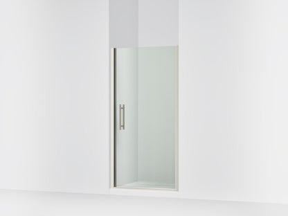 Sterling 39835-6L Finesse 67" H Pivot Shower Door with 1/4"-thick Glass, Anodized Brushed Nickel