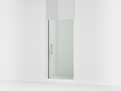 Sterling 39835-6L Finesse 67" H Pivot Shower Door with 1/4"-thick Glass, Bright Polished Silver
