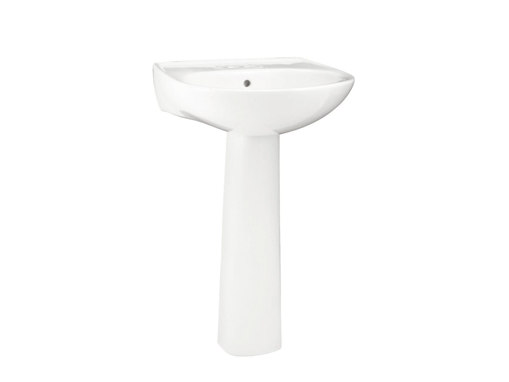 Sterling 442124 Sacramento 21-1/4" Oval Pedestal Bathroom Sink, White