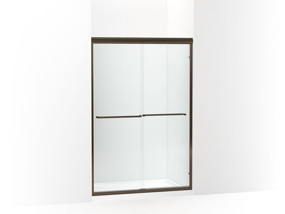 Sterling 5475-48 Finesse Frameless Sliding Shower Door 42-5/8 – 47-5/8" W x 69-3/4" H, Deep Bronze