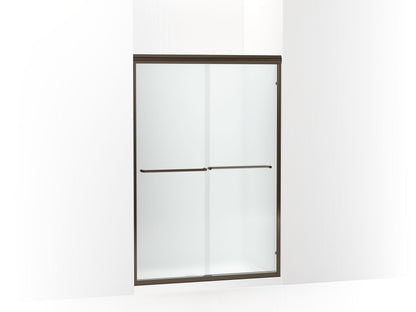 Sterling 5475-48 Finesse Frameless Sliding Shower Door 42-5/8 – 47-5/8" W x 69-3/4" H, Deep Bronze