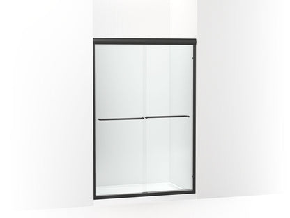 Sterling 5475-48 Finesse Frameless Sliding Shower Door 42-5/8 – 47-5/8" W x 69-3/4" H, Matte Black