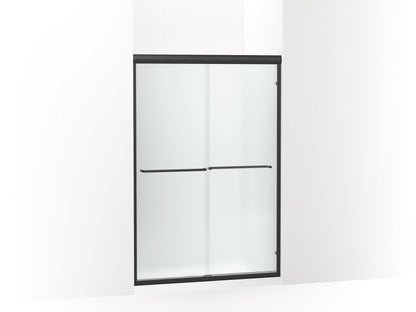 Sterling 5475-48 Finesse Frameless Sliding Shower Door 42-5/8 – 47-5/8" W x 69-3/4" H, Matte Black