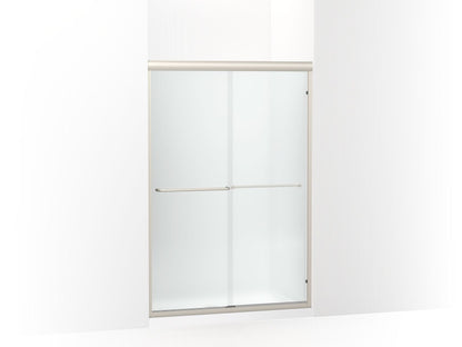 Sterling 5475-48 Finesse Frameless Sliding Shower Door 42-5/8 – 47-5/8" W x 69-3/4" H, Nickel