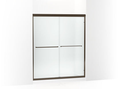 Sterling 5475-59 Finesse Frameless Sliding Shower Door 54-5/8"–59-5/8" W x 69-3/4" H, Deep Bronze