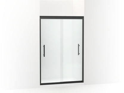 Sterling 547808-48 Finesse Peak Frameless Sliding Shower Door 44-5/8"–47-5/8" W x 70-1/16" H, Matte Black