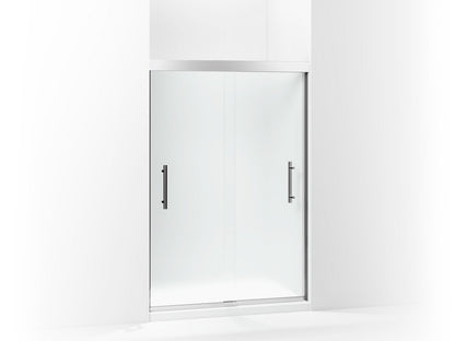 Sterling 547808-48 Finesse Peak Frameless Sliding Shower Door 44-5/8"–47-5/8" W x 70-1/16" H, Silver - 3/4 view of product