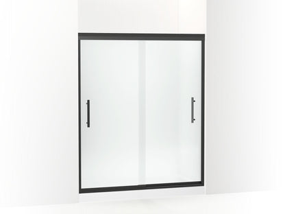 Sterling 547808-59 Finesse Peak Frameless Sliding Shower Door 56-5/8"–59-5/8" W x 70-1/16" H, Matte Black