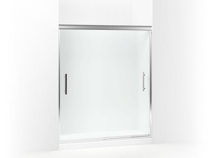 Sterling 547808-59 Finesse Peak Frameless Sliding Shower Door 56-5/8"–59-5/8" W x 70-1/16" H, Silver