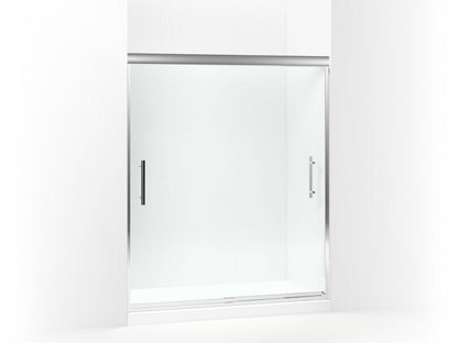 Sterling 547808-59 Finesse Peak Frameless Sliding Shower Door 56-5/8"–59-5/8" W x 70-1/16" H, Silver
