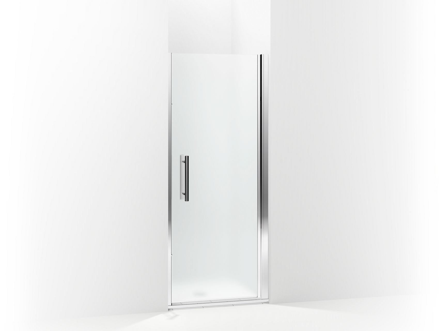 Sterling 5699-34 Finesse Peak Headerless Frameless Pivot Shower Door 34-1/2" Max Opening x 67" H, Silver