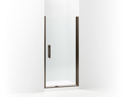 Sterling 5699-36 Finesse Peak Headerless Frameless Pivot Shower Door 36" Max Opening x 67" H, Deep Bronze