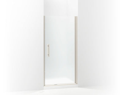 Sterling 5699-39 Finesse Peak Headerless Frameless Pivot Shower Door 39" Max Opening x 67" H, Nickel