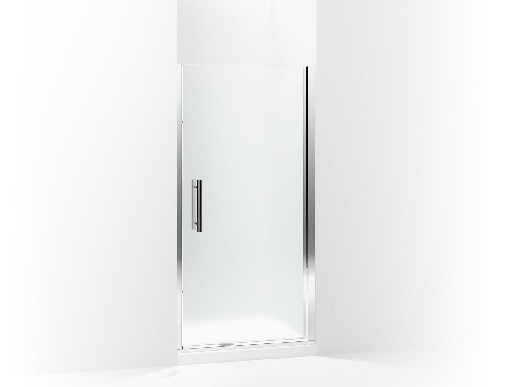 Sterling 5699-39 Finesse Peak Headerless Frameless Pivot Shower Door 39" Max Opening x 67" H, Silver