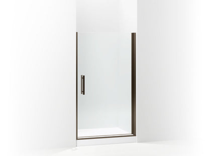 Sterling 5699-42 Finesse Peak Headerless Frameless Pivot Shower Door 42" Max Opening x 67" H, Deep Bronze