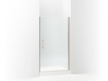 Sterling 5699-42 Finesse Peak Headerless Frameless Pivot Shower Door 42" Max Opening x 67" H, Nickel