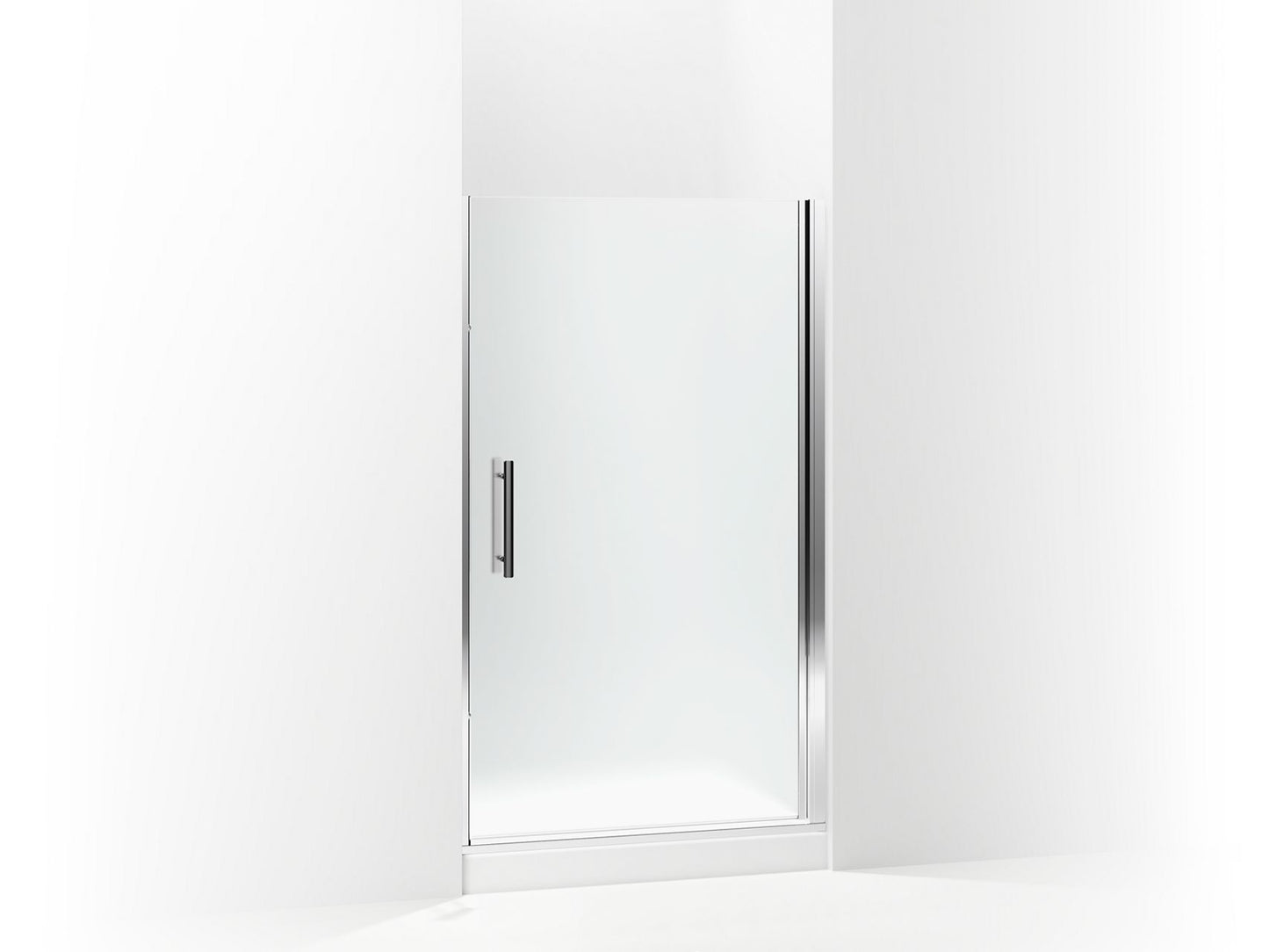 Sterling 5699-42 Finesse Peak Headerless Frameless Pivot Shower Door 42" Max Opening x 67" H, Silver