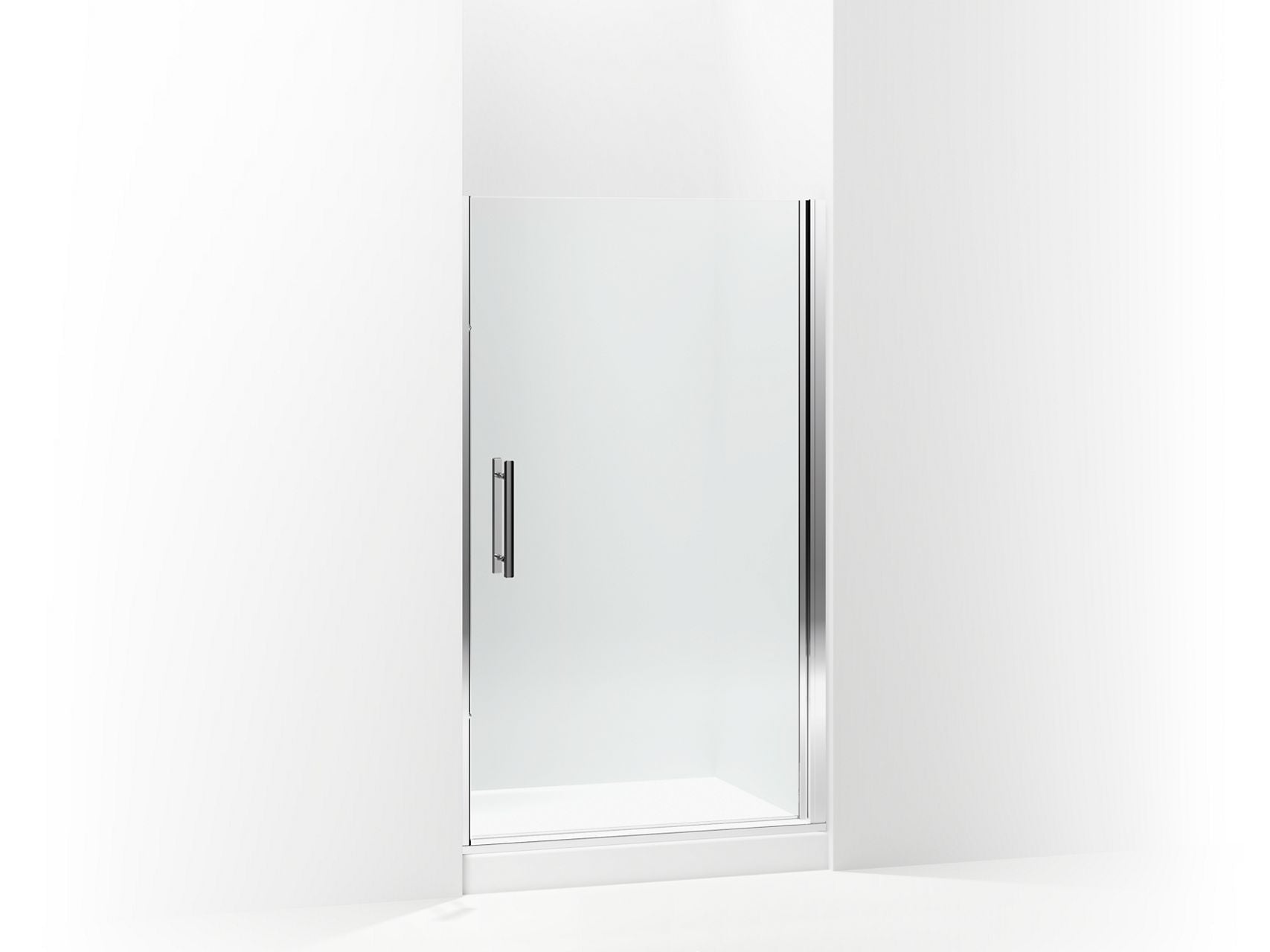 Sterling 5699-42 Finesse Peak Headerless Frameless Pivot Shower Door 42" Max Opening x 67" H, Silver