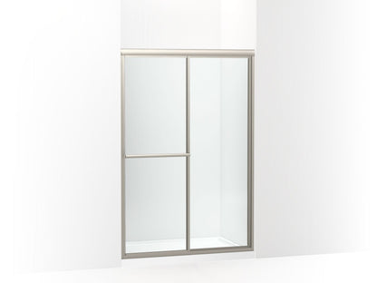 Sterling 572116-G05 Deluxe 70" H Sliding Shower Door with 1/8"-thick Glass, Nickel