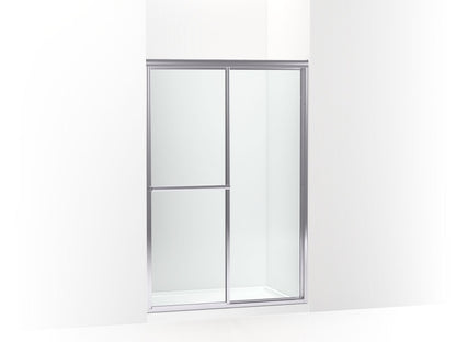 Sterling 572116-G05 Deluxe 70" H Sliding Shower Door with 1/8"-thick Glass, Silver