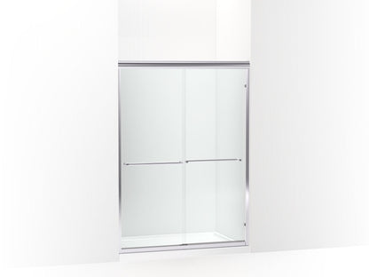 Sterling 572124-G05 Finesse 65-1/2" H Sliding Shower Door with 1/4"-thick Glass, Polished Stainless