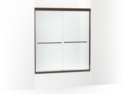 Sterling 572125-G05 Finesse 65-1/2" H Sliding Shower Door with 1/4"-thick Glass, Anodized Deep Bronze