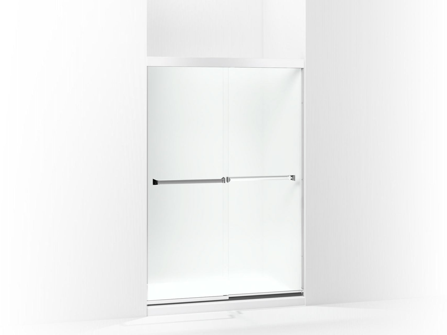 Sterling 581075-48 Meritor Frameless Sliding Shower Door 42-5/8"-47-5/8" x 69-11/16", Silver