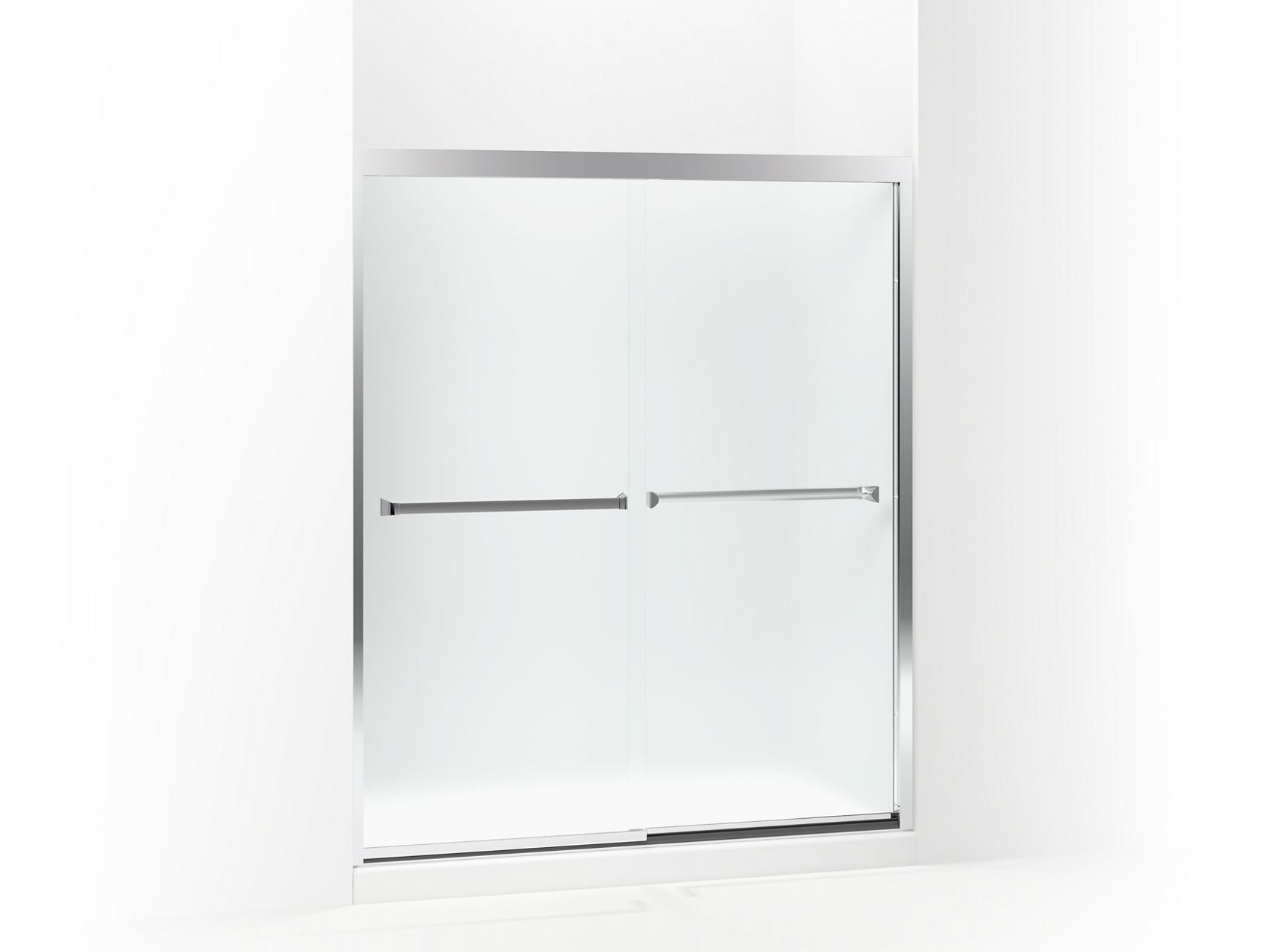 Sterling 581075-59 Meritor Frameless Sliding Shower Door 54-3/8"-59-3/8" x 69-11/16", Silver
