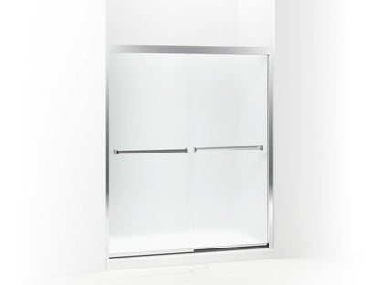 Sterling 581075-59 Meritor Frameless Sliding Shower Door 54-3/8"-59-3/8" x 69-11/16", Silver