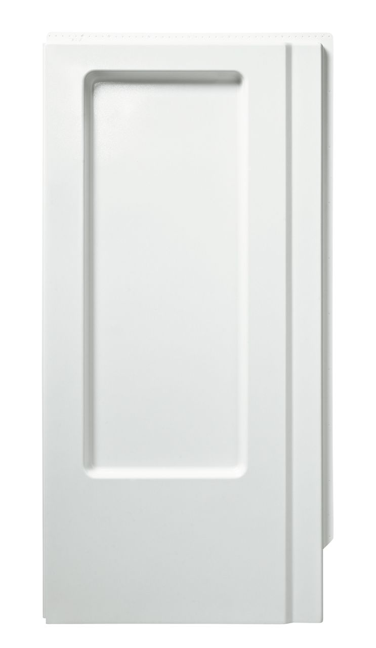 Sterling 62065106 OC-S-63 39-3/8" Vikrell® Shower End Wall Set with Aging in Place Backerboards, White