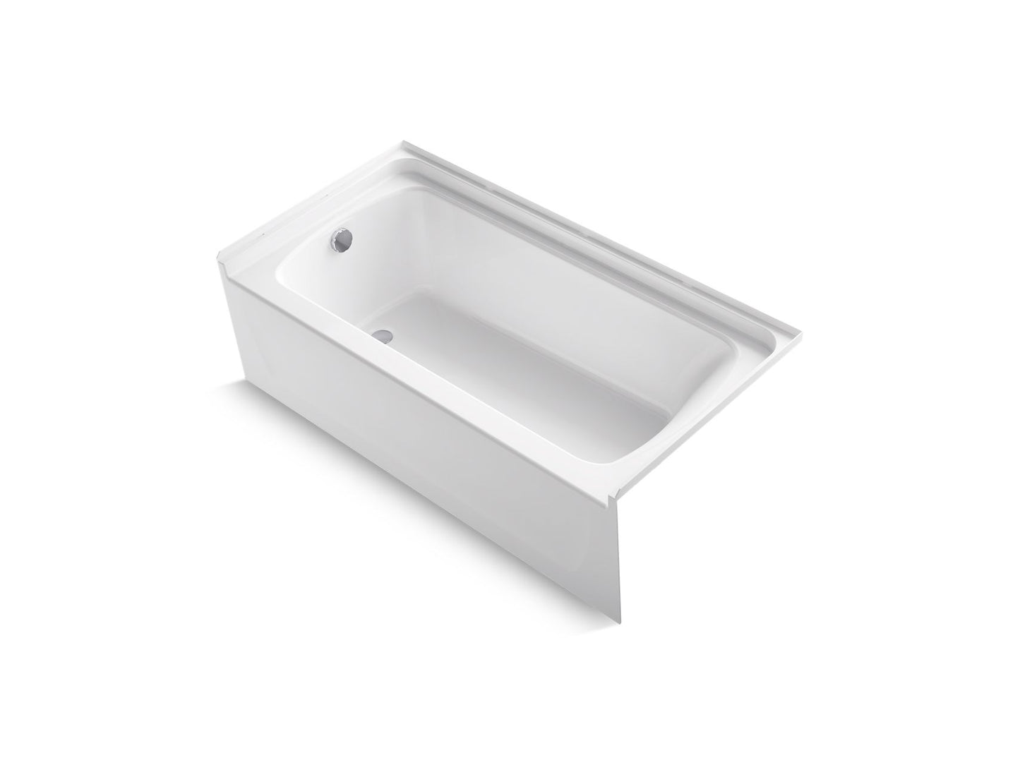 Sterling 71171110 Ensemble 60" x 30" Vikrell® Bath, Left Drain, White