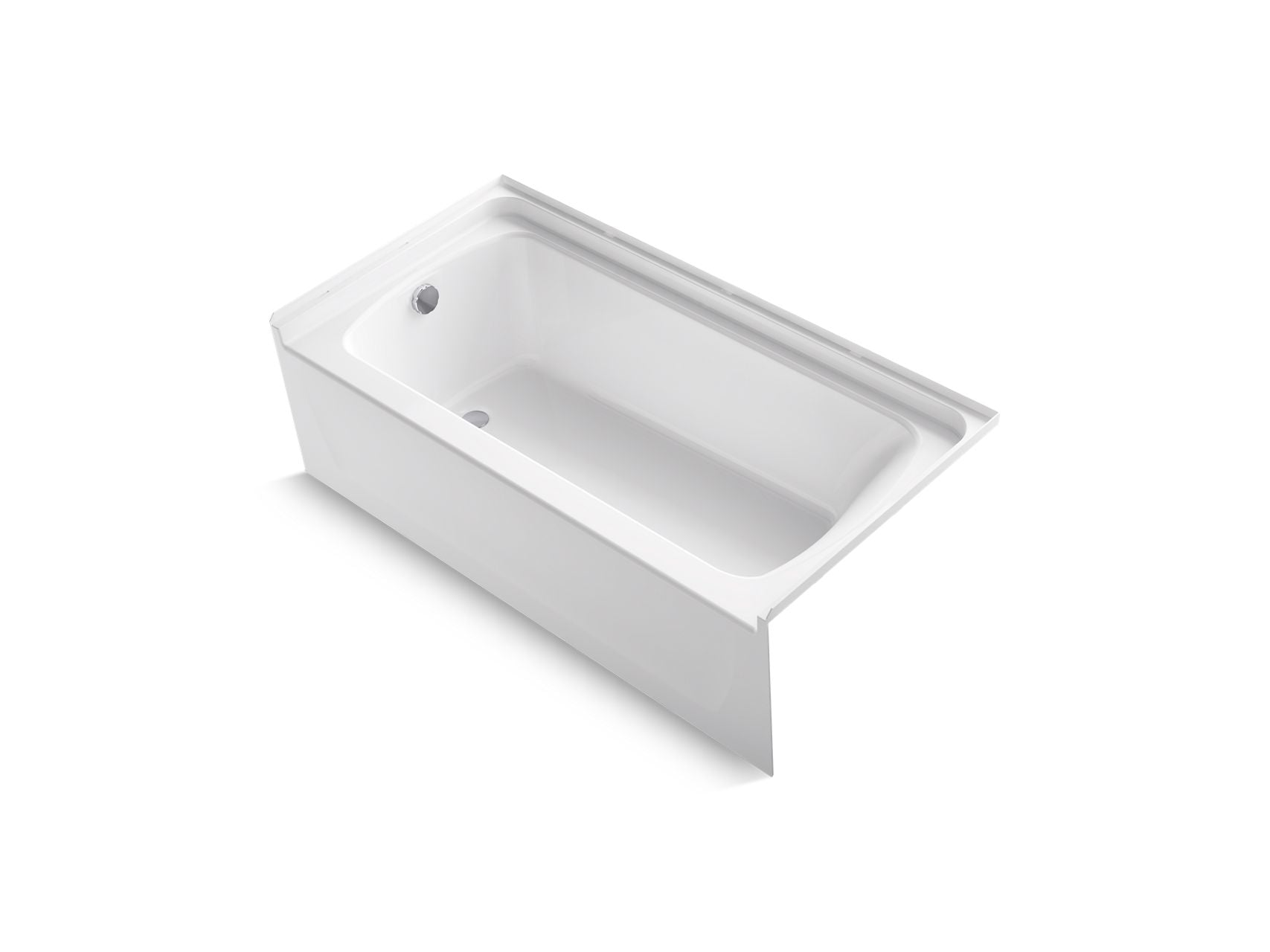 Sterling 71171110 Ensemble 60" x 30" Vikrell® Bath, Left Drain, White