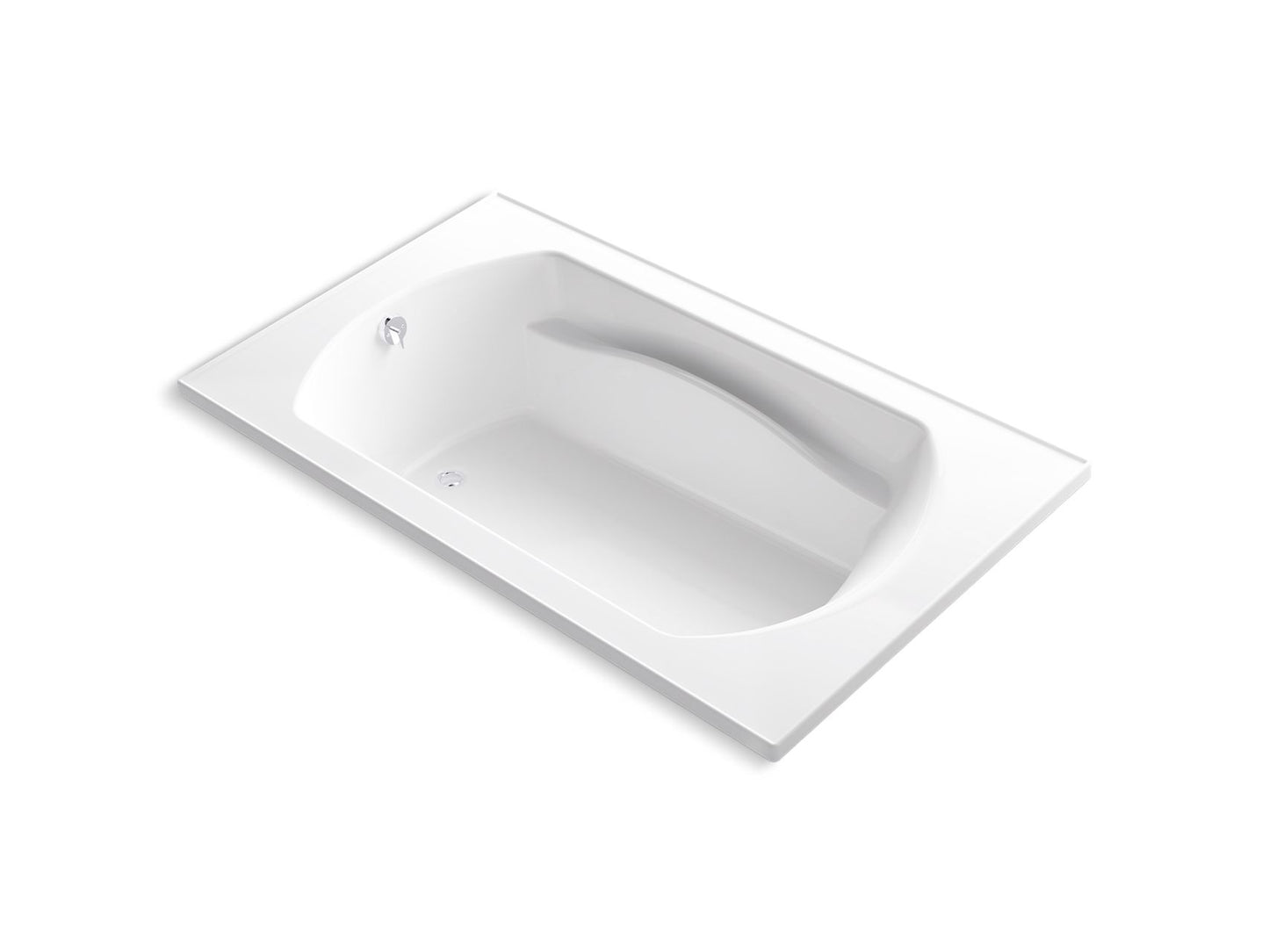 Sterling 71311100 Lawson 72" x 42" Vikrell® Drop-in Bath, White