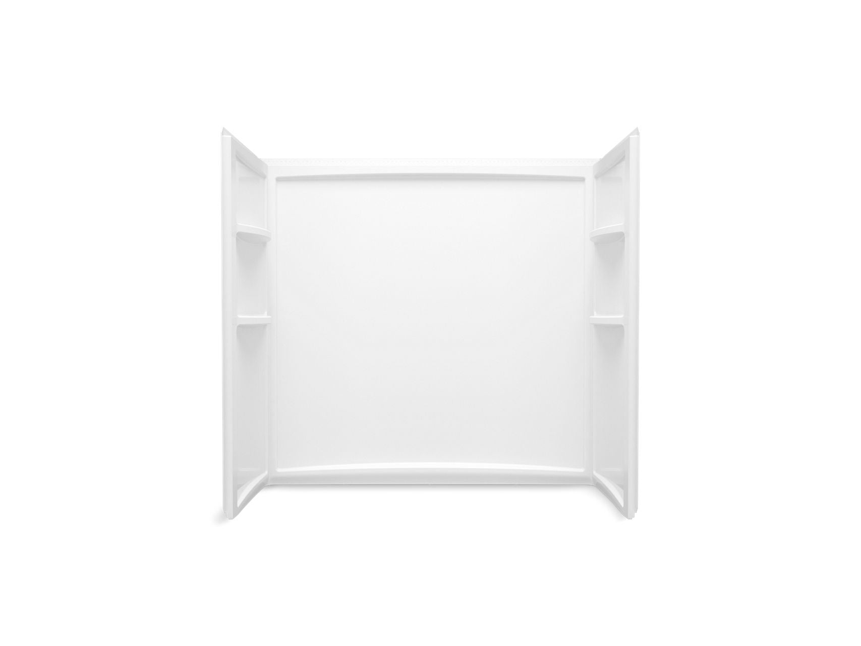Sterling 71344006 Performa 2 60" x 29" Bath/shower Wall Set with Aging in Place Backerboards, White