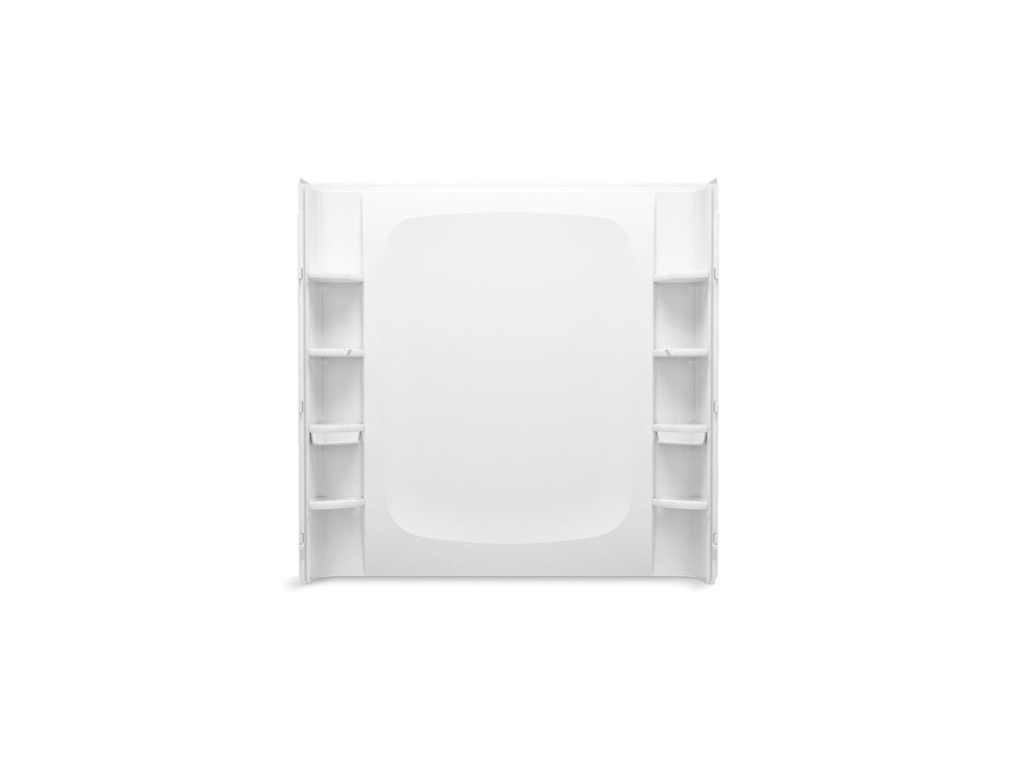 Sterling 71474106 STORE+ 60" x 30" Vikrell® Bath/shower Wall Set with Aging in Place Backerboards, White