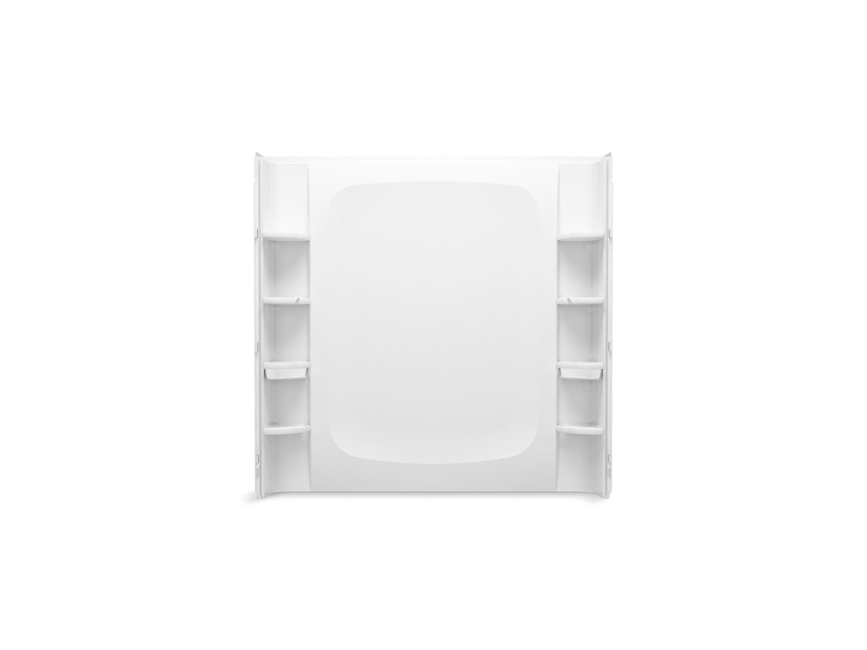 Sterling 71474106 STORE+ 60" x 30" Vikrell® Bath/shower Wall Set with Aging in Place Backerboards, White
