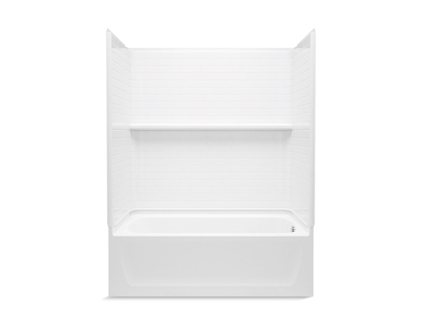 Sterling 71520120 Traverse 60" x 32" Vikrell® Bath/shower, Right Drain, White